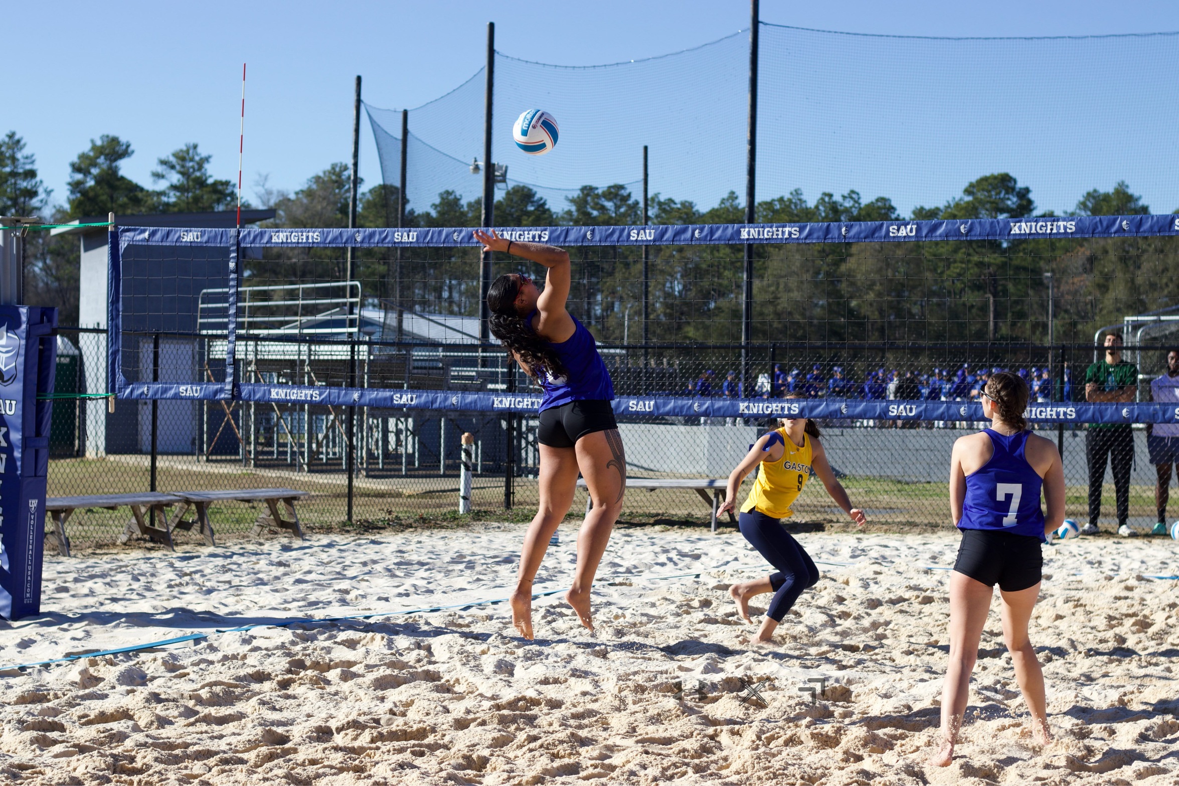 Knights Beach Volleyball sweeps doubleheader against Gaston College